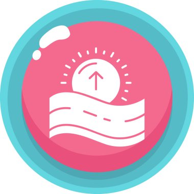 yüzme ikonu vektör illüstrasyonu