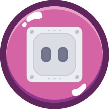 Çizgi film simgesinin vektör çizimi