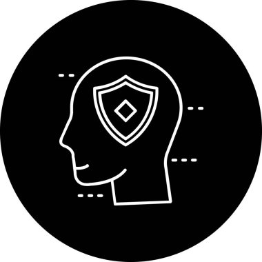 Modern simge koruma eksikliğinin vektör illüstrasyonu