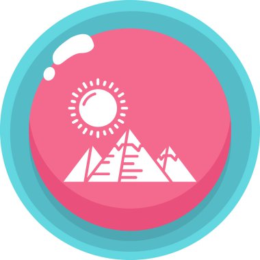 Seyahat simgesinin vektör illüstrasyonu