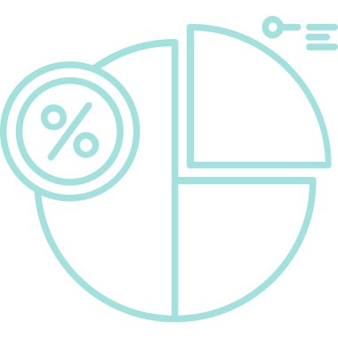 Pasta grafiği vektör simgesi değiştirilebilir vuruş