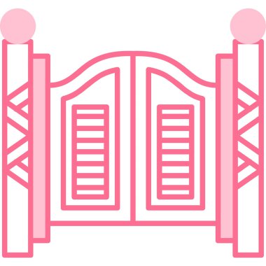 modern mobilya simgesi, vektör illüstrasyonu