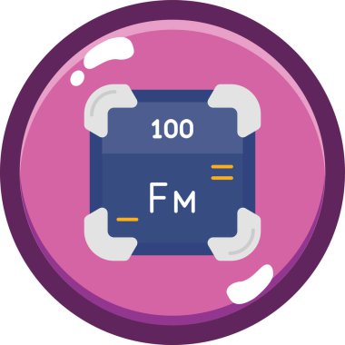 Modern düz rengin vektör simgesi