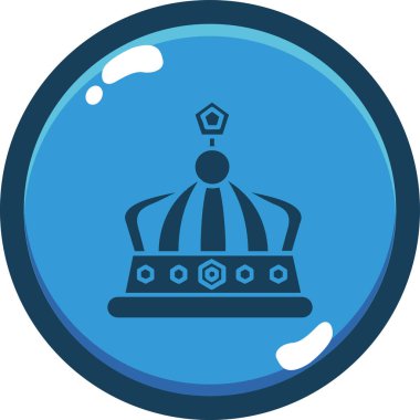 kek ikonu vektör illüstrasyonu