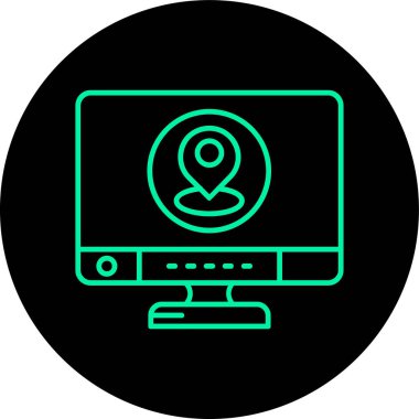 vektör dizüstü simgesi illüstrasyonu