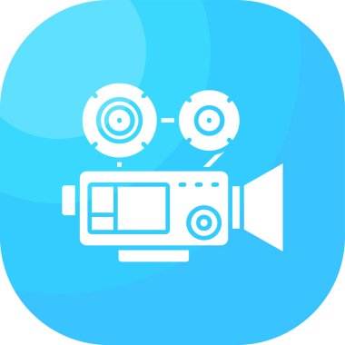 Kamera. Web simgesi basit illüstrasyon