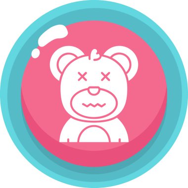 emoji. Web simgesi basit illüstrasyon