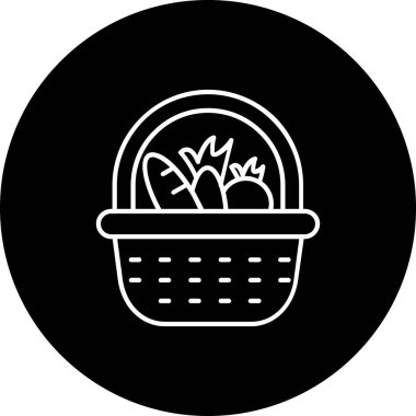 Sepet Simgesi vektör illüstrasyonu