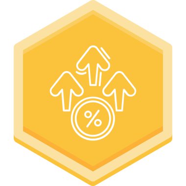 İş büyümesi simgesi, vektör illüstrasyonu