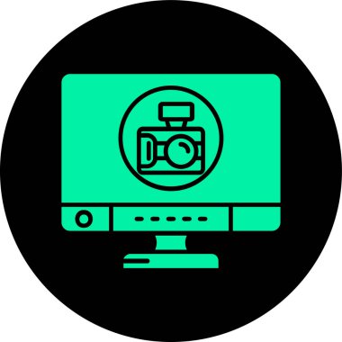 seo modern simgesinin vektör illüstrasyonu