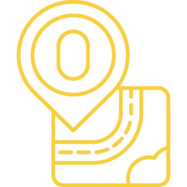 Harita işaretleyici. Basit tasarım. web vektörü