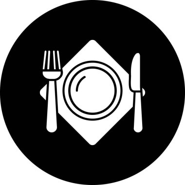 Gıda simgesinin vektör illüstrasyonu