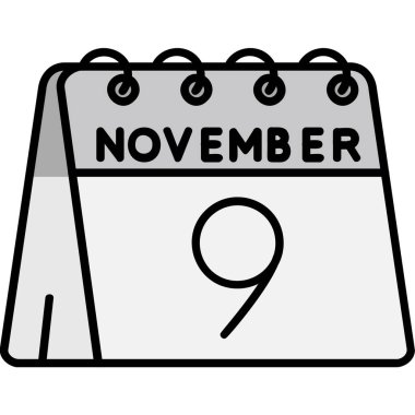 Kasım simgesine sahip takvim