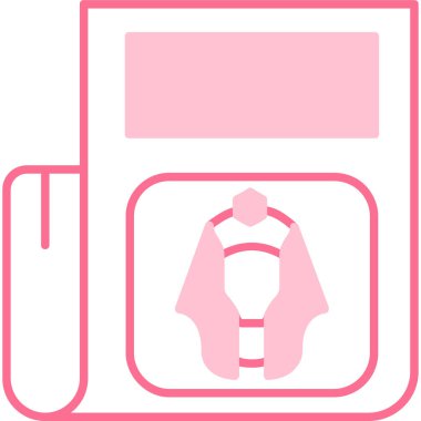 giysi simgesi vektör illüstrasyonu