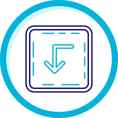 ok simgesinin vektör illüstrasyonu