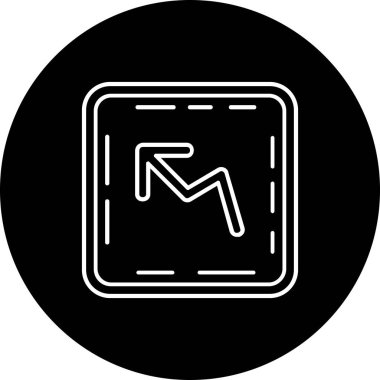 Vektör evrensel simgesi Trendy bakmak.