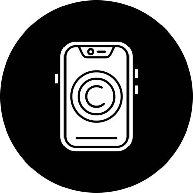 vektör telefon simgesi çizimi