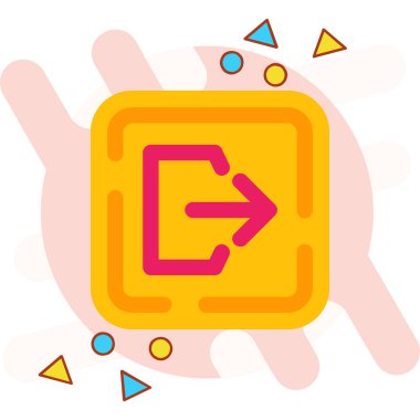 ok simgesi vektör illüstrasyonu