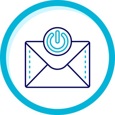 Posta simgesinin vektör illüstrasyonu