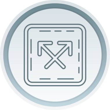 Dumanlı ikon vektör illüstrasyonu yok