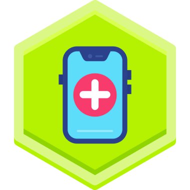 Kan vektör resimli akıllı telefon.