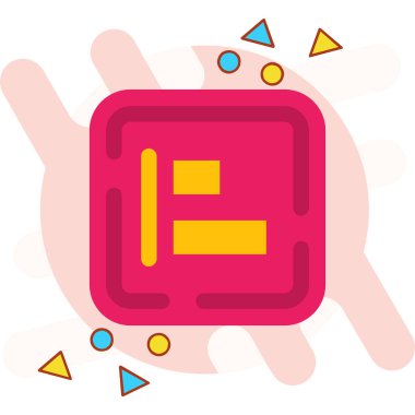 oyun simgesi, illüstrasyon, beyaz arkaplan üzerindeki vektör