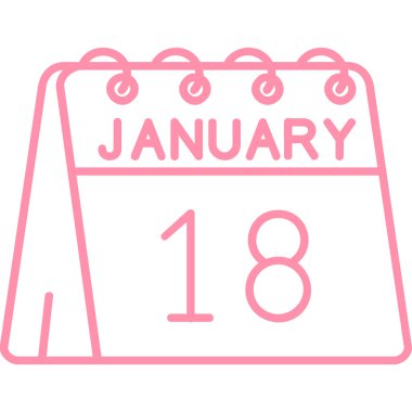 Tek bir günlük takvimde 18 Aralık