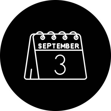 Takvim simgesinin vektör illüstrasyonu