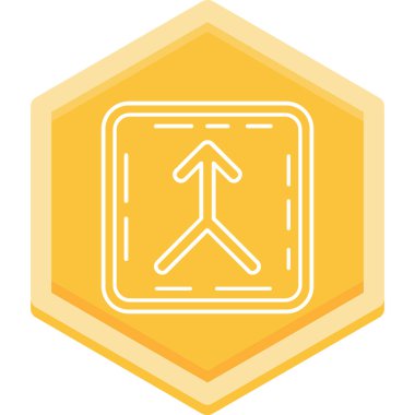 Modern bir simgenin vektör illüstrasyonu