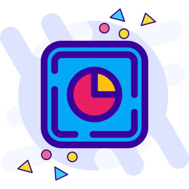 Oyunun bir simgesinin vektör illüstrasyonu