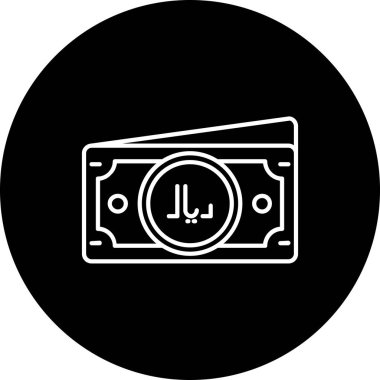 Paranın vektör simgesi ve fatura simgesi