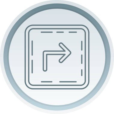 Tek bir simgenin vektör illüstrasyonu