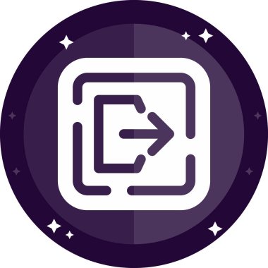 Bir ağ ve ok simgesinin vektör illüstrasyonu