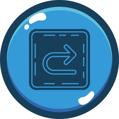 Simge vektör illüstrasyonunu tazele