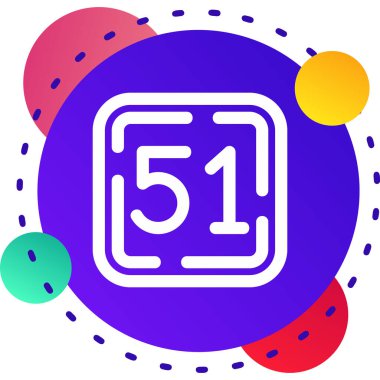 Renk çizgisi 45 saat simgesi beyaz arkaplanda izole edildi. Tüm gün - 4. gün... iş saatleri servis simgesi. eğimli çember dinamik şekilleri.