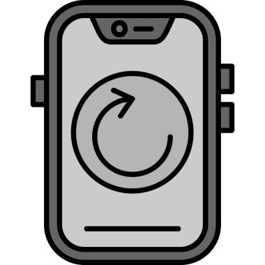 Smartphone aygıtı izole simgesi