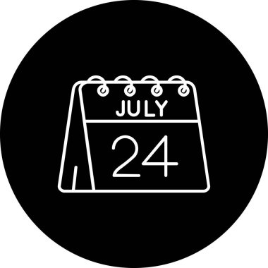 Takvim simgesi vektör illüstrasyonu