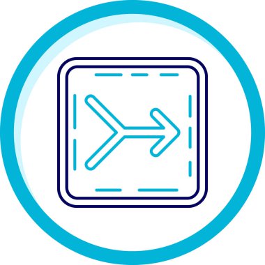 ok simgesi vektör illüstrasyonu