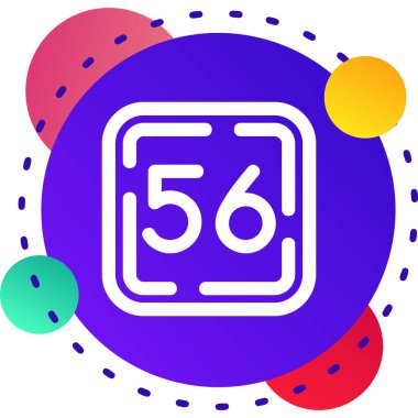 Beyaz arka planda çip sembolü olan çizgi kumarhane çipi. Kumarhane. Renkli taslak konsepti. vektör illüstrasyonu