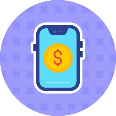 cep telefonu ikonu vektör illüstrasyonu