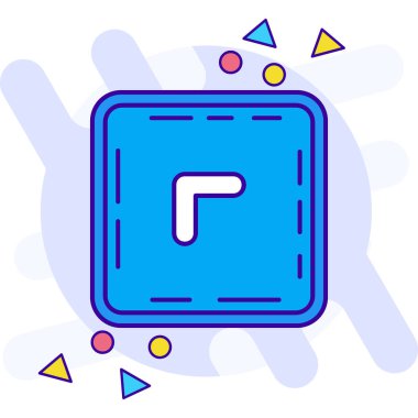 oyun simgesi vektör çizimi