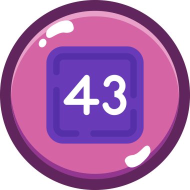 Modern bir simgenin vektör illüstrasyonu