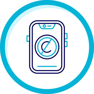 Batarya sembollü akıllı telefon çizimi