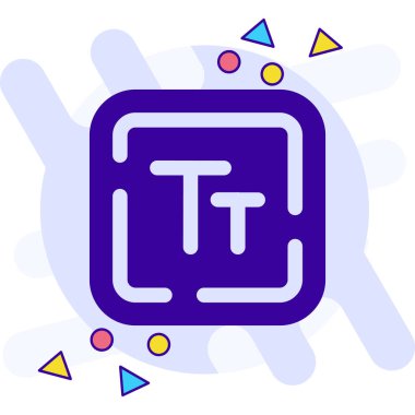 Mektup T logo simge tasarım şablonu