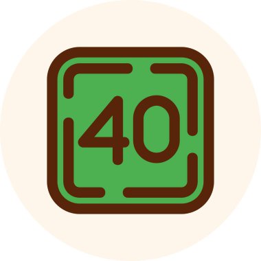 Moda tarzında izole edilmiş çikolata simgesi