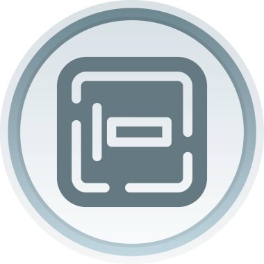 Bir b eksikliği simgesinin vektör çizimi