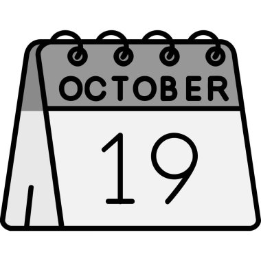 16 Ekim - Takvim simgesi