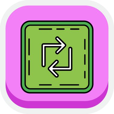 Eğilim biçimi izole edilmiş arkaplanda ok simgesi