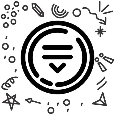 Sihir. Web simgesi basit tasarım