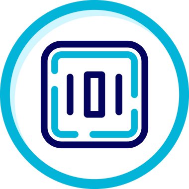 Modern b 'nin vektör illüstrasyonu eksik simgesi